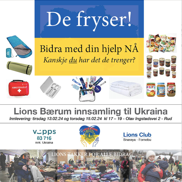 Innsamling for Ukraina